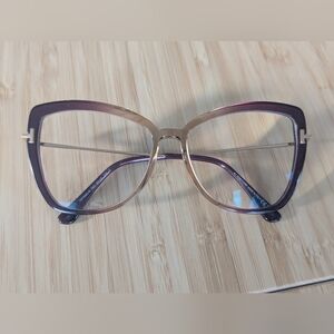 Stylish Purple and Gold Women's Glasses